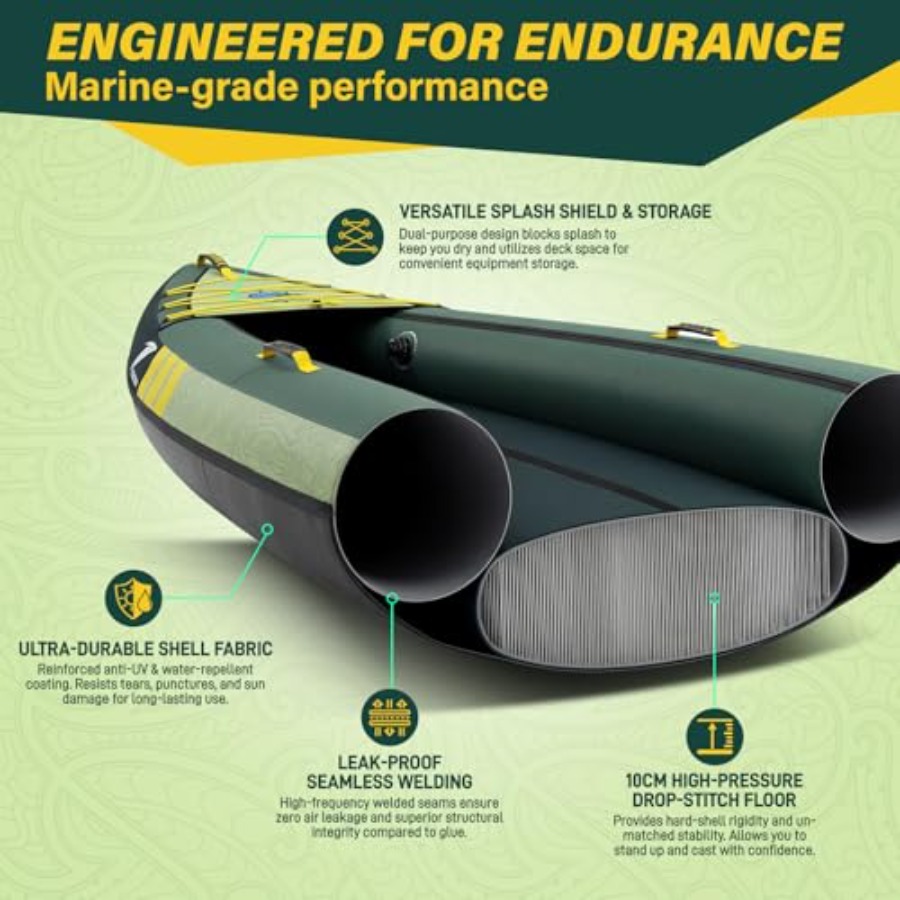 Kayak inflable de turismo para - Fishing Kayak Seat reseña y precio