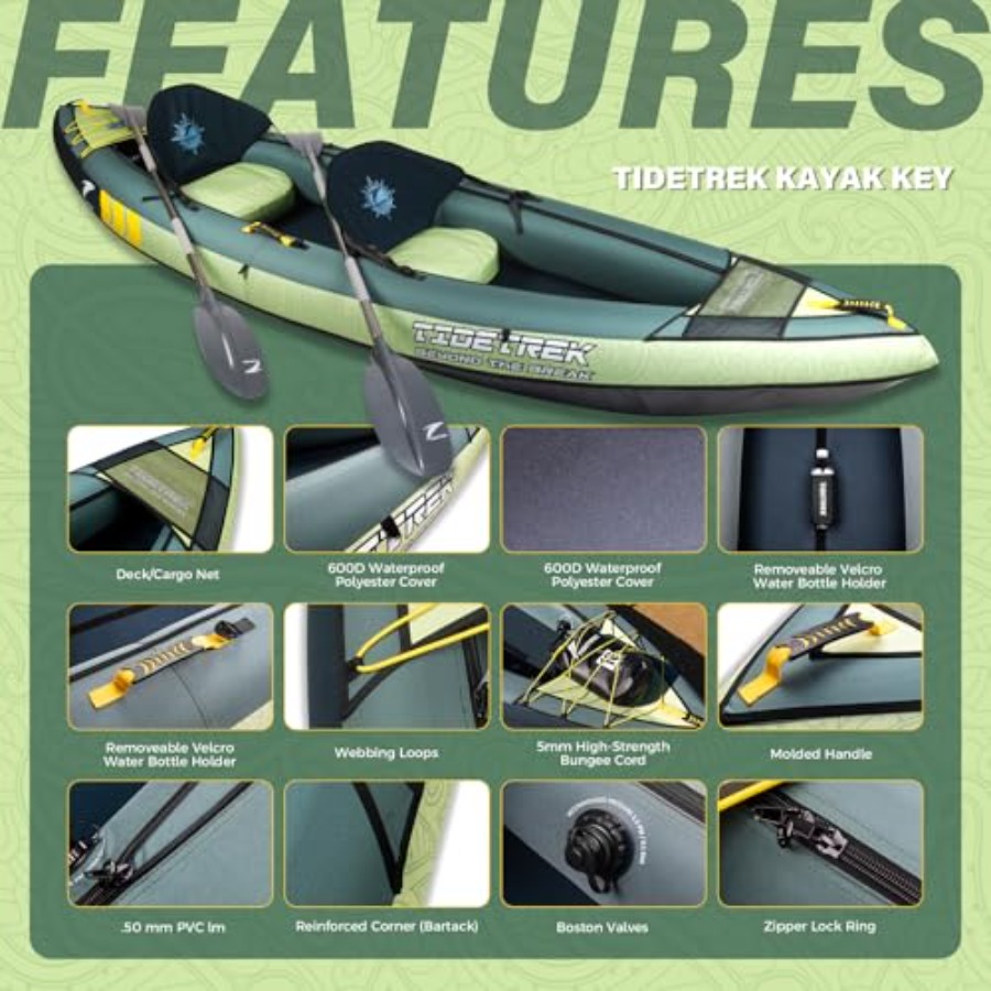 Kayak inflable de turismo para - Fishing Kayak Seat reseña y precio