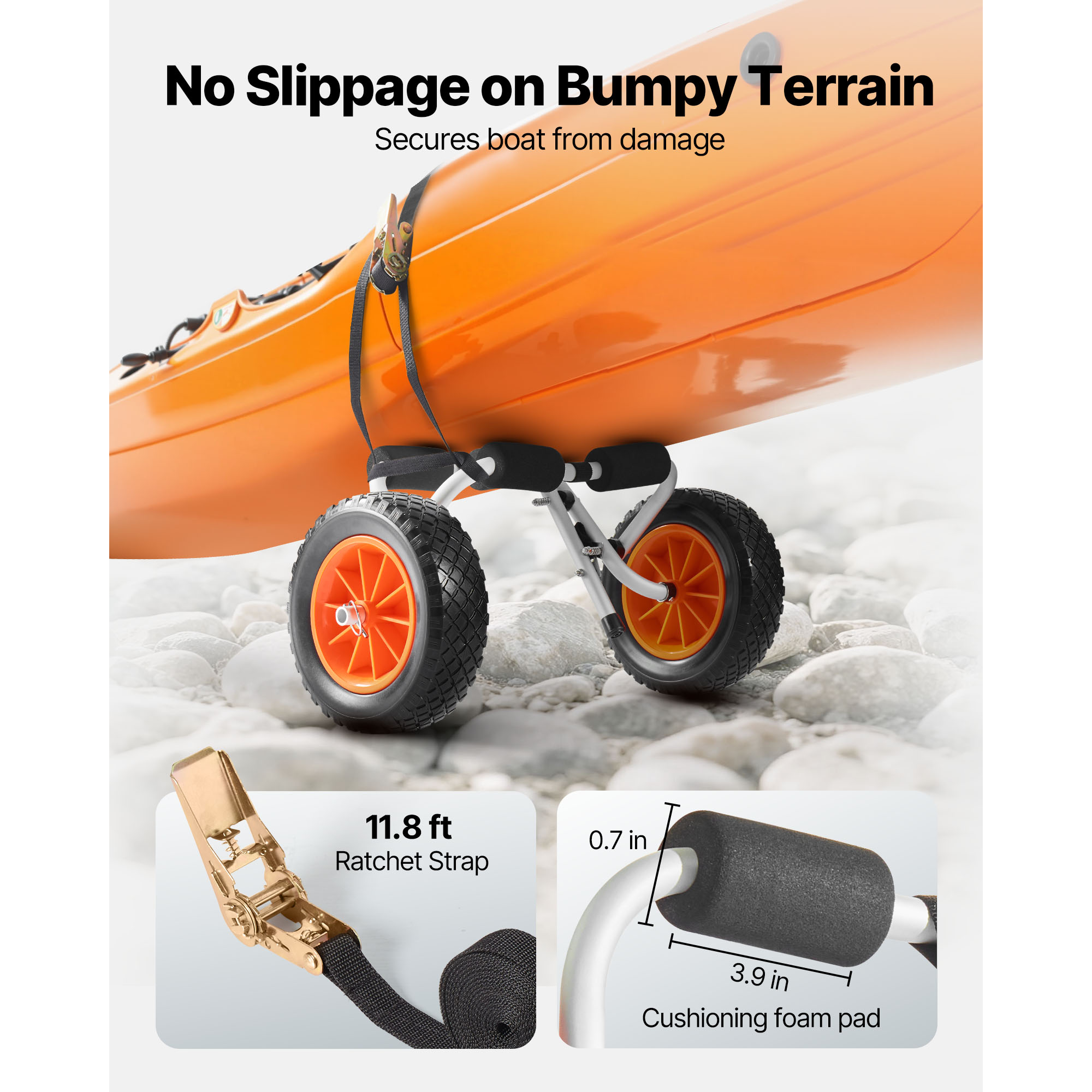 Carrito para Kayak SucceBuy de - Fishing Kayak Cart reseña y precio