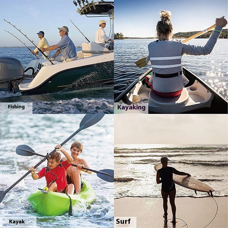 Cordón elástico ajustable para - Fishing Kayak Paddle Leash reseña y precio