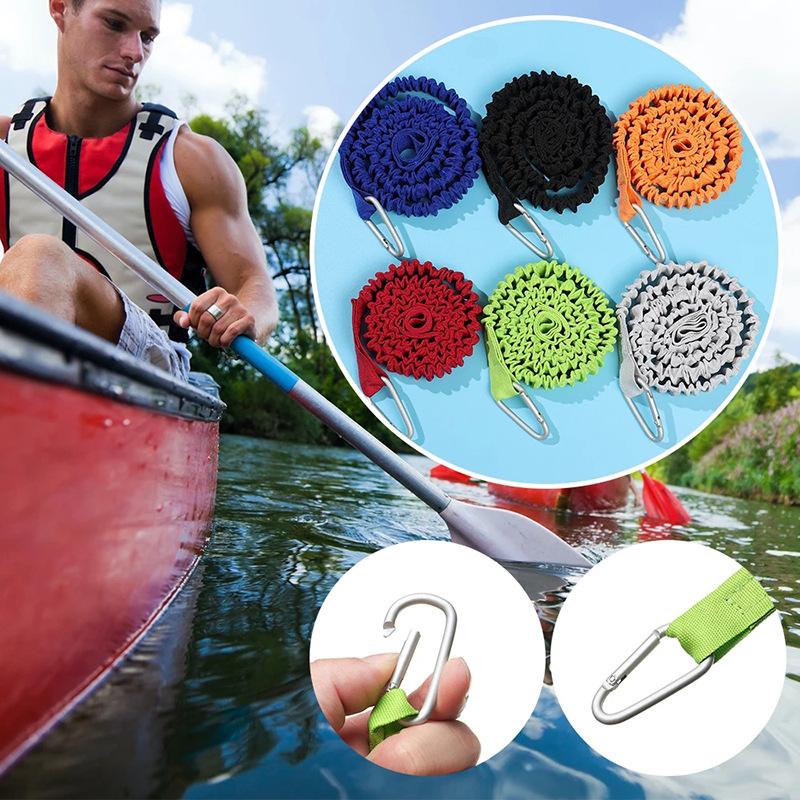 Cordón elástico ajustable para - Fishing Kayak Paddle Leash reseña y precio