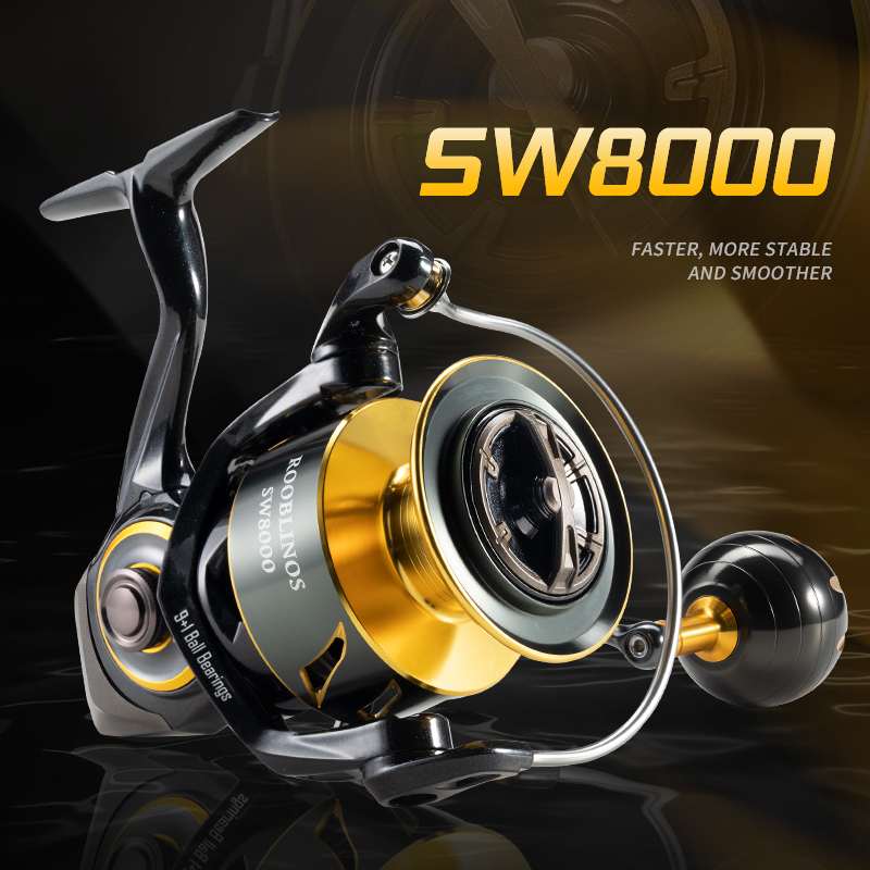 Carrete giratorio Rooblinos SW - Abu Garcia Reel Max reseña y precio